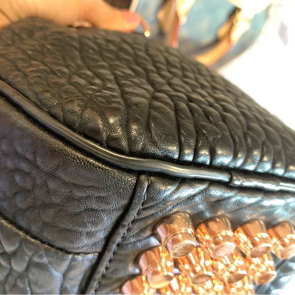 Alexander Wang Black Leather Rockie Crossbody Bag - Picture 7 of 15